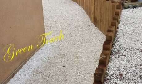 Réaménagement extérieurs - Reprise de la terrasse et pose de nouvelles traverses paysagères à Bourgoin-Jallieu