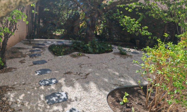 Aménagement extérieur - Réaménagement d'un jardin cosy à LYON