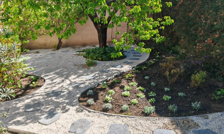 Aménagement extérieur - Réaménagement d'un jardin cosy à LYON
